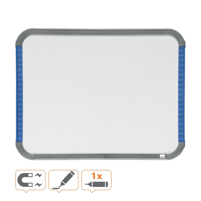 Nobo Slimline White Magnetic Whiteboard 220x280mm