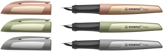 Vulpen STABILO Flow medium grijs blister à 1 stu