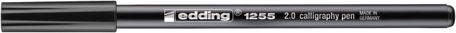 edding 1255 calligraphy pen 2.0 black
