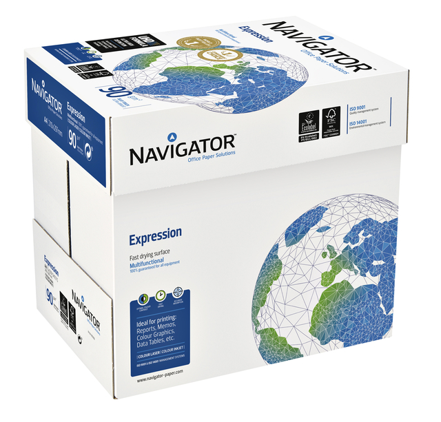 Copy paper Navigator Expression A4 90gr white 500 sheets