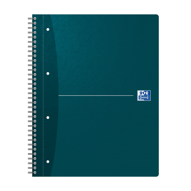 OXFORD Office Essentials A4+ Soft Card Twin-wire Notebook Ruled 180 Pages Assorted Colours SCRIBZEE® Compatibl