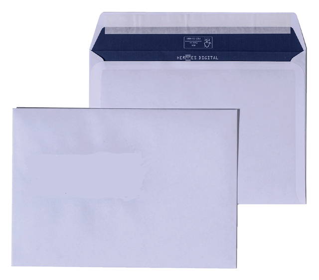 Envelop Hermes bank EA5/6 110x220mm gegomd wit doos à 500 stuk