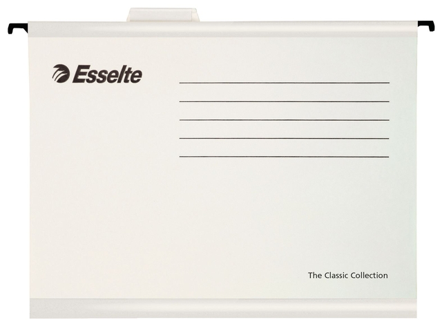 Reinforced Suspension File Esselte Classic A4 V-bottom white