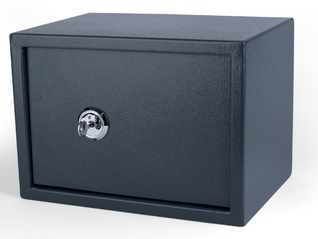Safe Pavo with star key 350x250x250mm dark gray