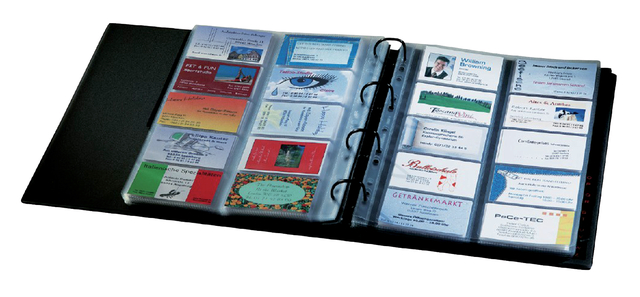 Businesscard organizer Sigel A4 black
