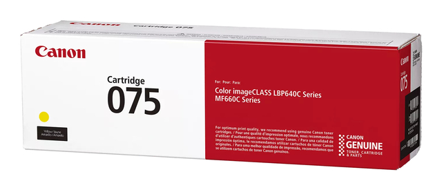 Tonercartridge Canon 075Y geel