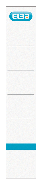 ELBA Spine Label  Lever Arch File "smart Original" Self-adhesive, 5cm, White, Pack of 10
