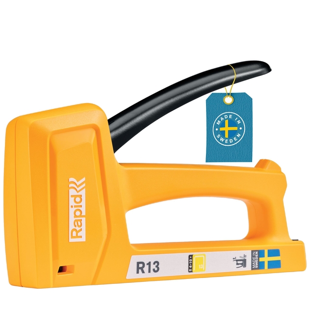Nietpistool Rapid R13 13/4-10 ABS geel blister