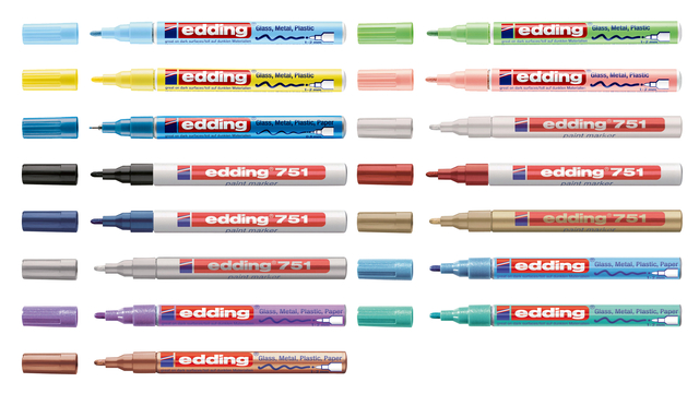 edding 751 paint marker white