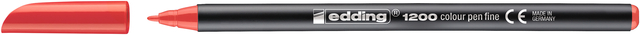 edding 1200 colour pen red