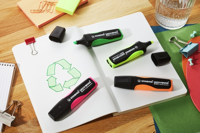 Markeerstift STABILO GREEN BOSS 6070/33 groen