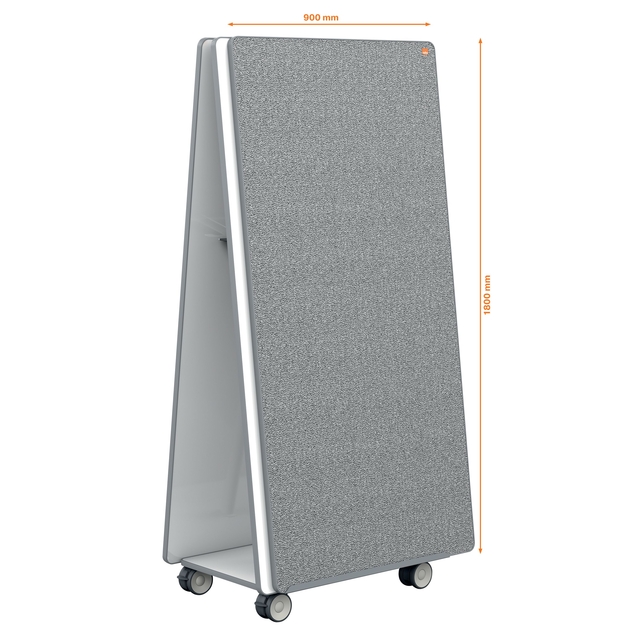 White- en Memobord systeem Nobo Move & Meet 90x180cm