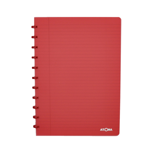 Schrift Atoma A4 blanco 144blz 90gr PP transparant assorti