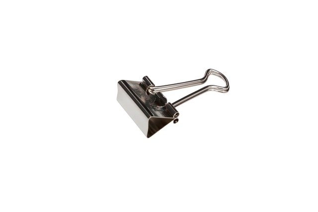 Papierklem MAUL 215 foldback 19mm capaciteit 7mm zilver 12 stuks