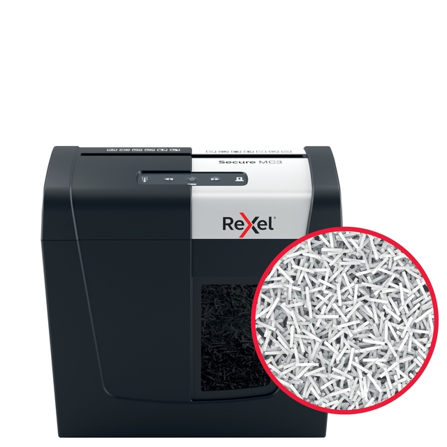 Papiervernietiger Rexel Secure MC3 P5 snippers 2x15mm