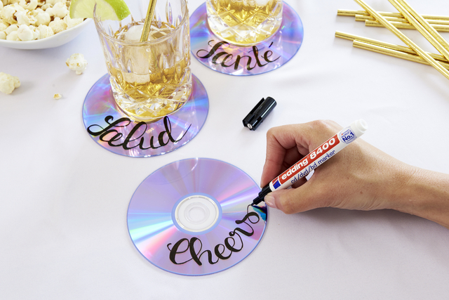 edding 8400 CD/DVD/BD marker red