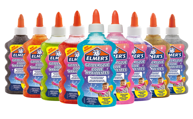 Kinderlijm Elmer's glitter oranje