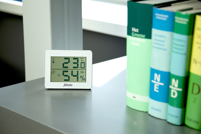 Thermometer hygrometer Alecto WS-55 wit - zilver