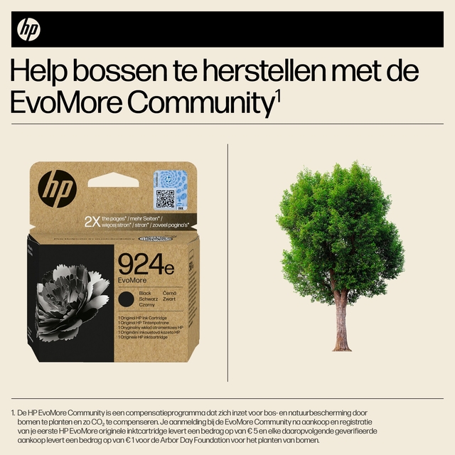 Inktcartridge HP 4K0V0NE 924E Evomore zwart
