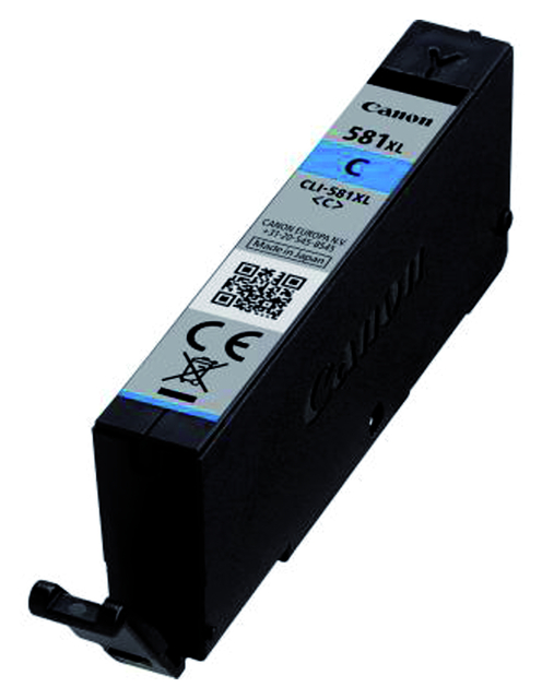 Inktcartridge Canon CLI-581XL blauw
