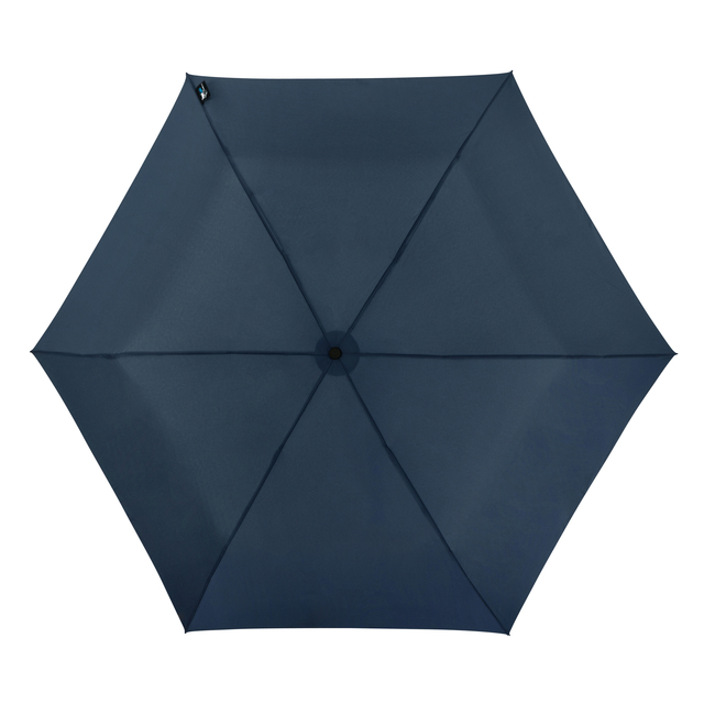 Paraplu Travellight® extreem licht opvouwbaar windproof doorsnede 90 cm donker blau
