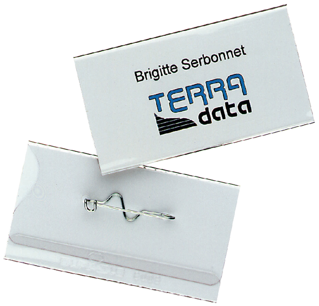 Durable Pin Name Badge 8008 Pk100