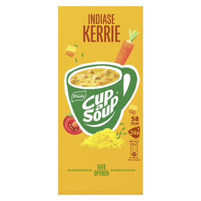Cup-a-Soup Knorr Indiase kerrie 24x140ml