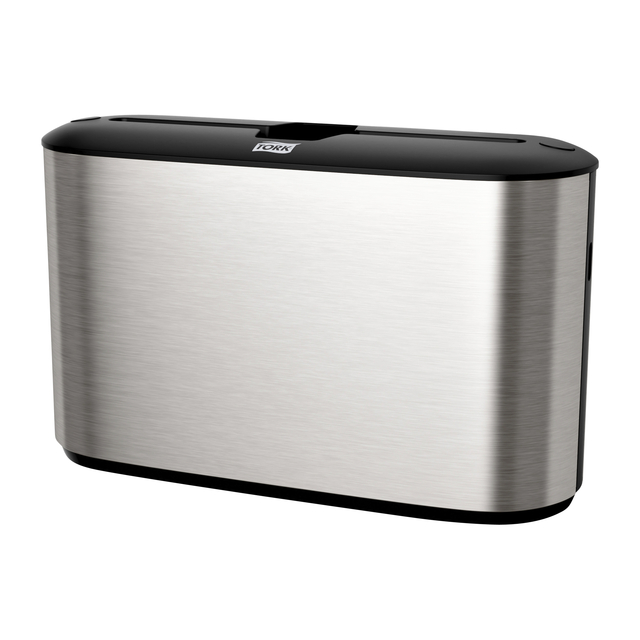Hand towel dispenser Tork Express Image line Countertop Multifold H2 stainless steel 460005