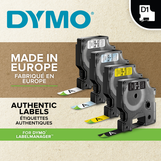 Dymo 4500 Tape Blue/Wht 45014/S0720540