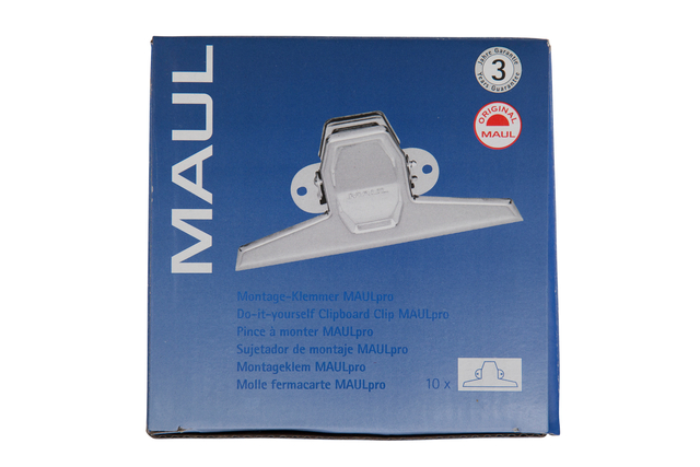 Papierklem MAUL Pro 125mm zilver