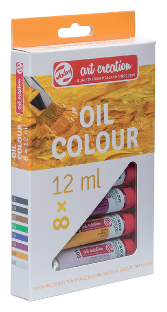 Olieverf Talens Art Creation assorti blister à 8 stuk
