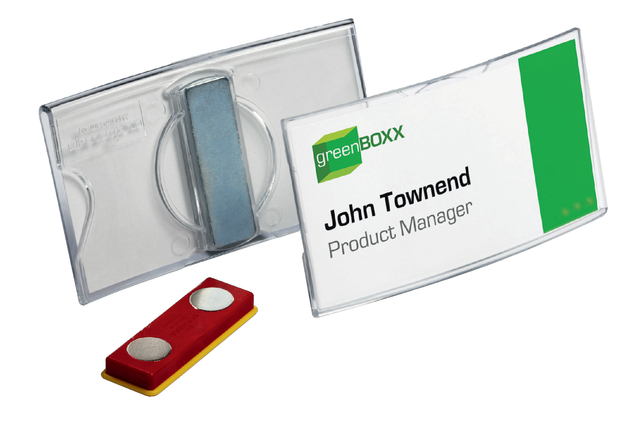 Convex Name Badge with Magnet