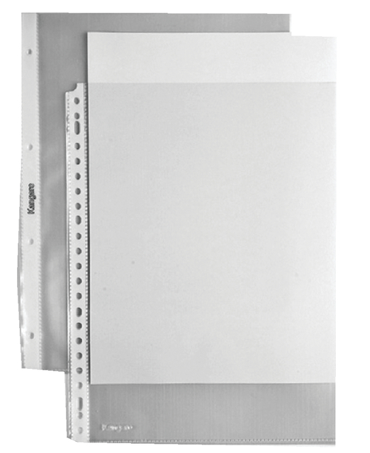 Folder sleeves Kangaro A4 PP 120 micron 23 holes 10x10 pieces