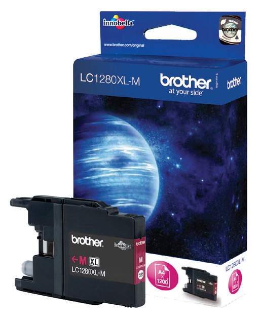 Brother Inkjet Cart Magenta HY LC1280XLM
