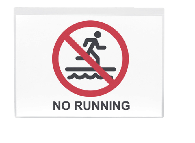 10x 3L A4 signage pocket  - long side  opening 307x228mm - water resistant