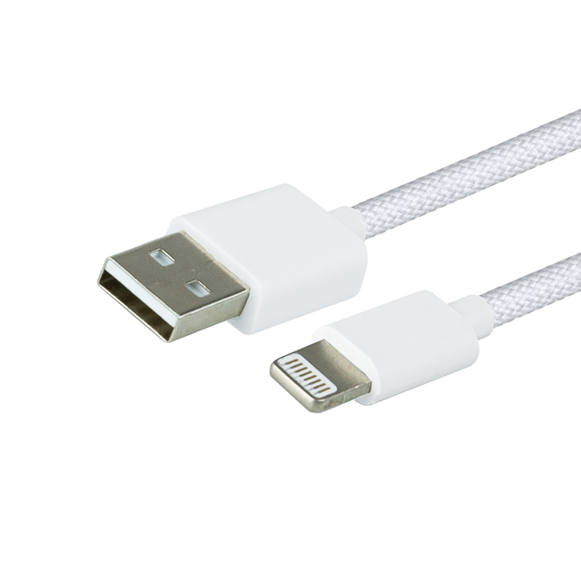 Kabel Green Mouse USB-A to Lightning data Woven 1m blisterverpakking