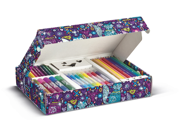 Tekenset Maped Color'Peps glitter 31-delig assorti
