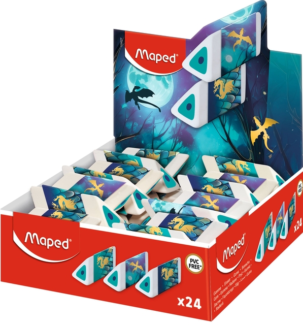 Gum Maped Dragon display à 24 kleuren assort
