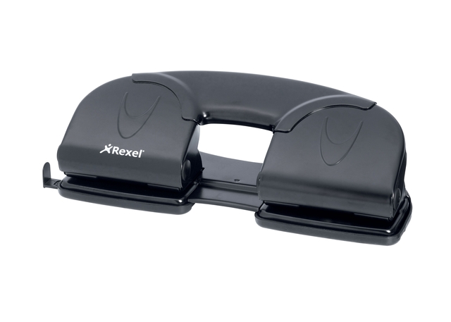 Four Hole Punch Rexel V412 12 sheet black