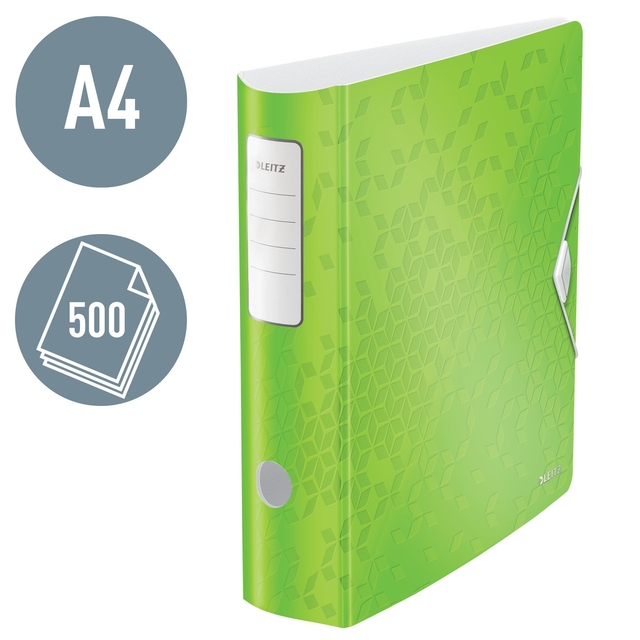 Lever Arch File Leitz  Active WOW 80mm PP A4 green