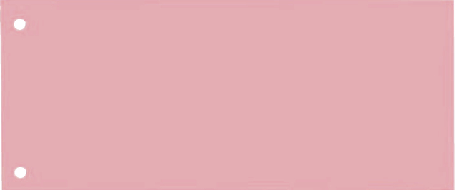 Elba 240x105mm dividers 190gsm card 2 holes pink pack 100