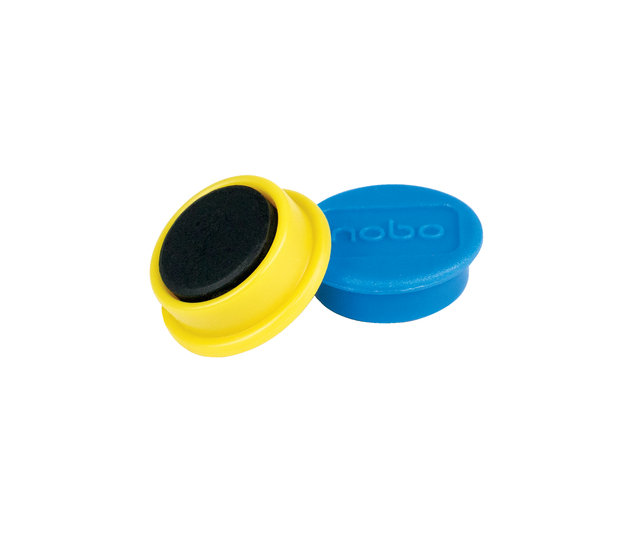 Magneet Nobo 24mm assorti 10 stuks