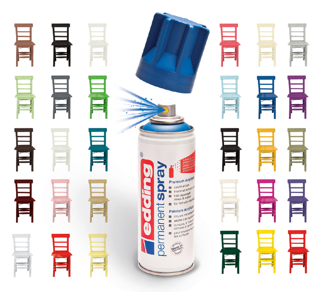 edding 5200 permanent spray premium acrylic paint traffic red mat RAL 3020
