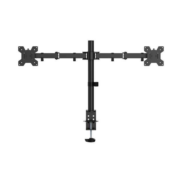 Monitorarm Quantore 2 schermen 17-27 inch zwart