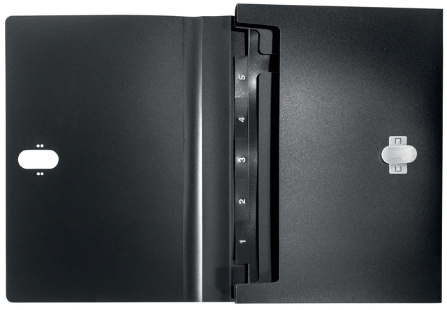 Expanding Concertina File Leitz Recycle A4, CO2 neutral black
