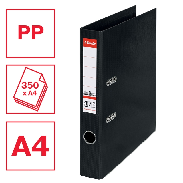 Ordner Esselte Vivida No.1 multipack 50mm A4 5 stuks zwart