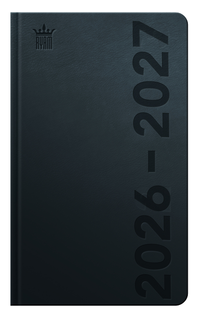 Schoolagenda 2026-2027 Ryam Cursus DeLuxe 7dagen/2pagina's zwart