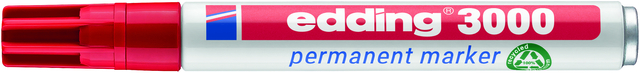 edding 3000 permanent marker red