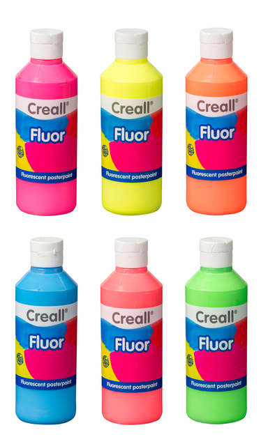 Plakkaatverf Creall fluor roze 250ml