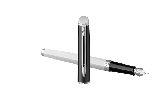 Vulpen Waterman Hémisphère Colour Blocking black en white CT medi